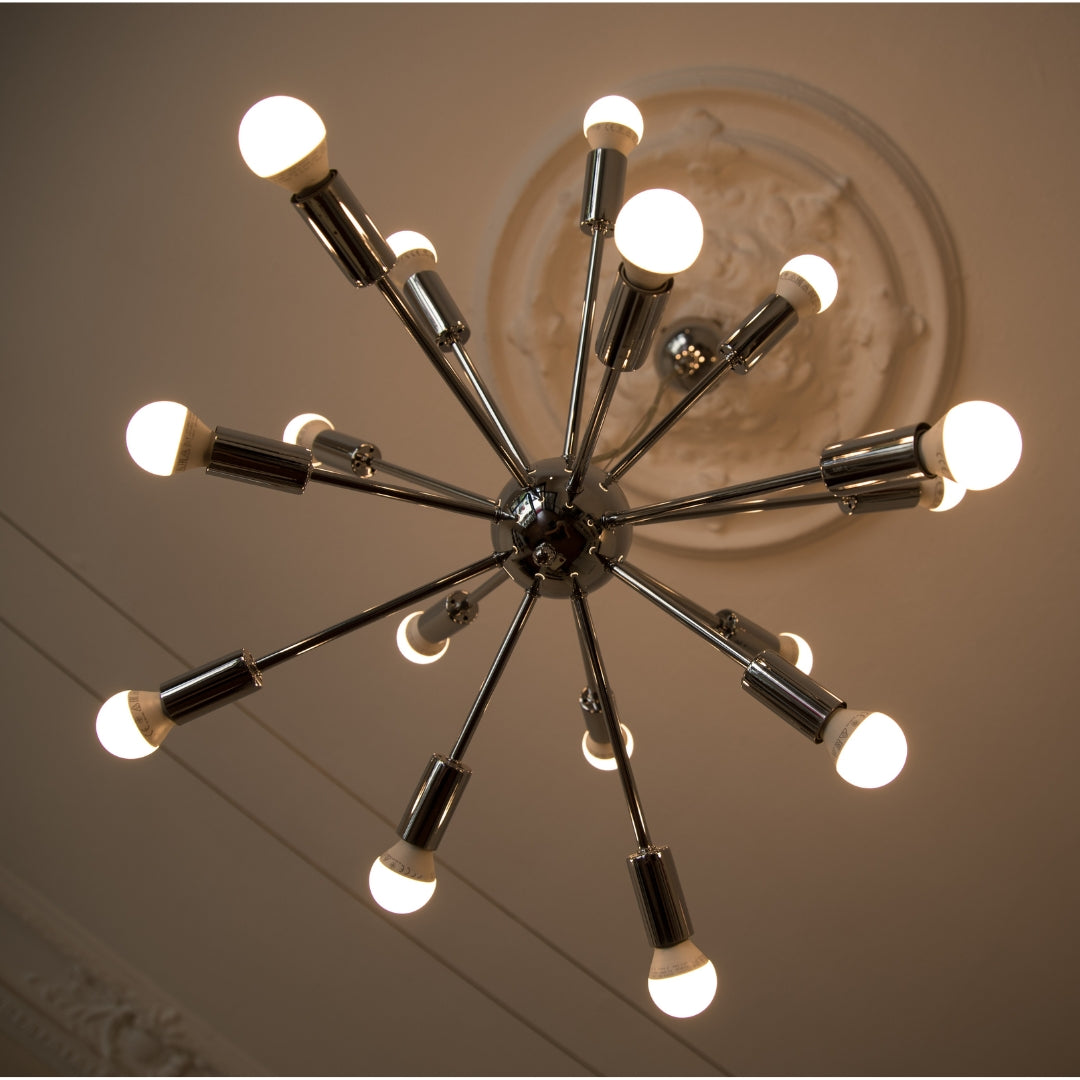 Starlight Mhonrow -Retro Atomic Sputnik Chandelier