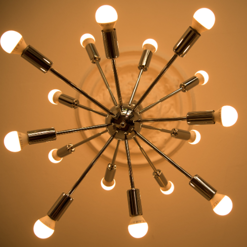 Starlight Mhonrow -Retro Atomic Sputnik Chandelier