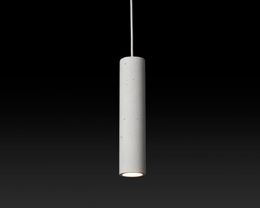 WHITE Concrete Pendant Light W+W